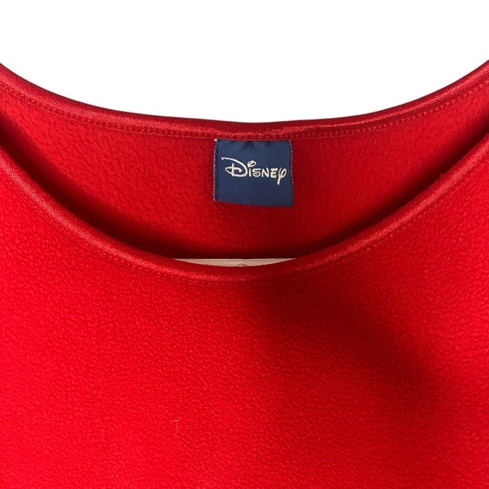 Disney fleece sweatshirt red Mickey size medium - Picture 6 of 10